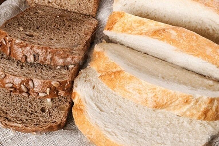 Պոդագրայի դեպքում թույլատրվում է սև և սպիտակ հաց